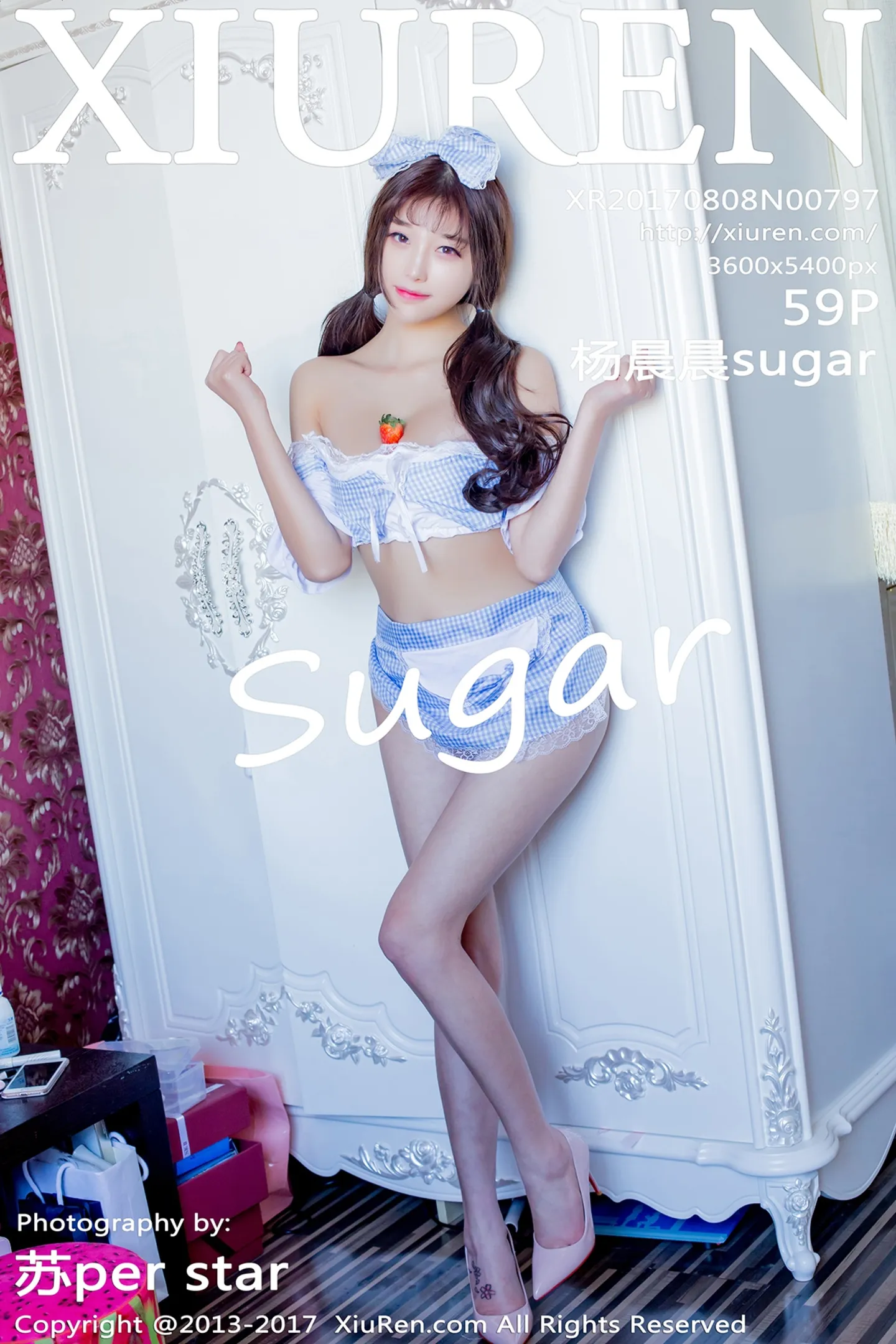[XiuRen秀人网]No.797_甜美女神杨晨晨sugar性感女仆装秀白嫩美乳靓丽迷人写真59P-秀人网 - XiuRen.Pro